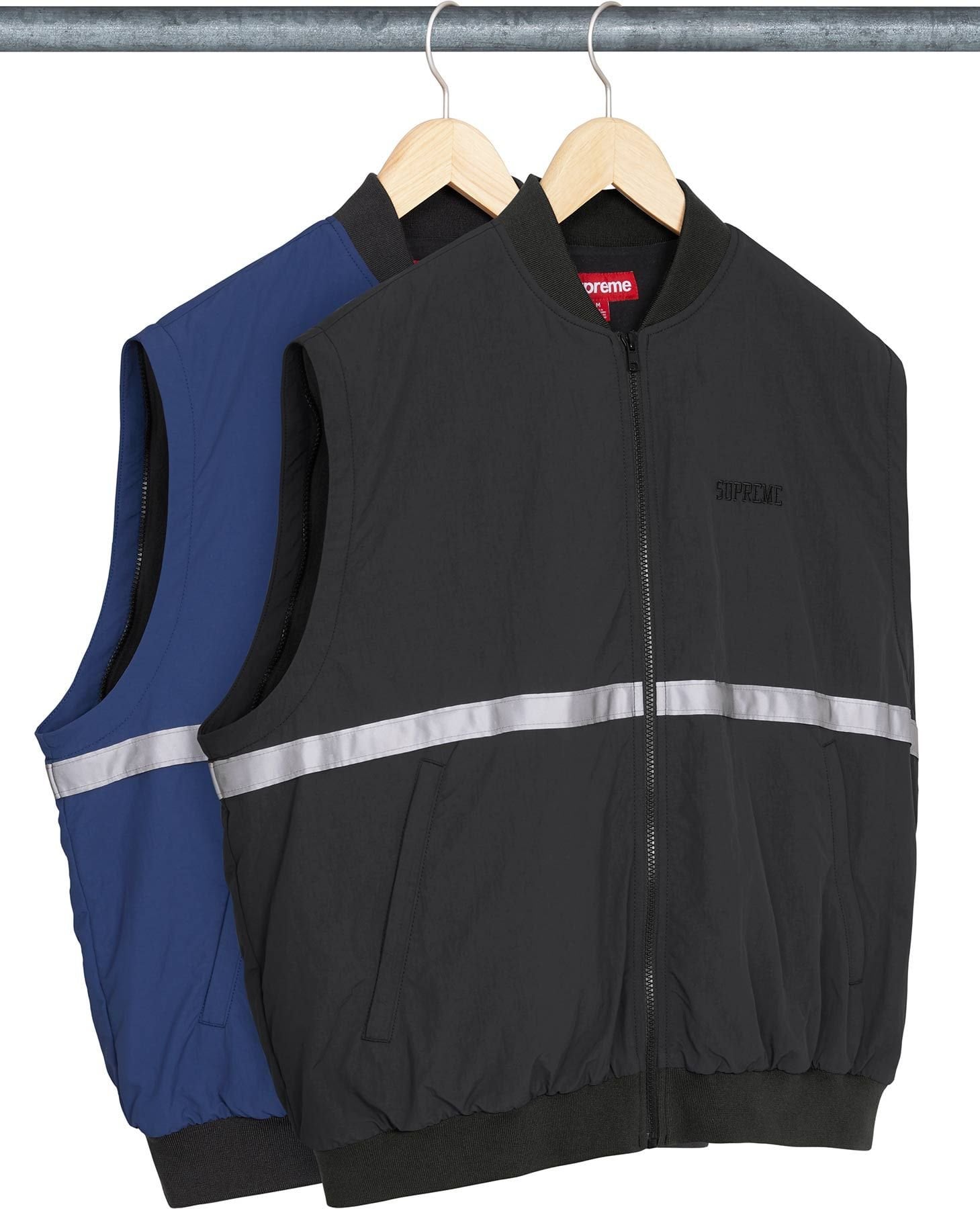 Zip-Off Sleeve Reflective Stripe Jacket view 10